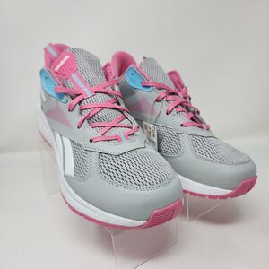 Reebok Running Shoes Junior 7 Girls Grey Road Supreme 4.0 Logo Active Sneakers